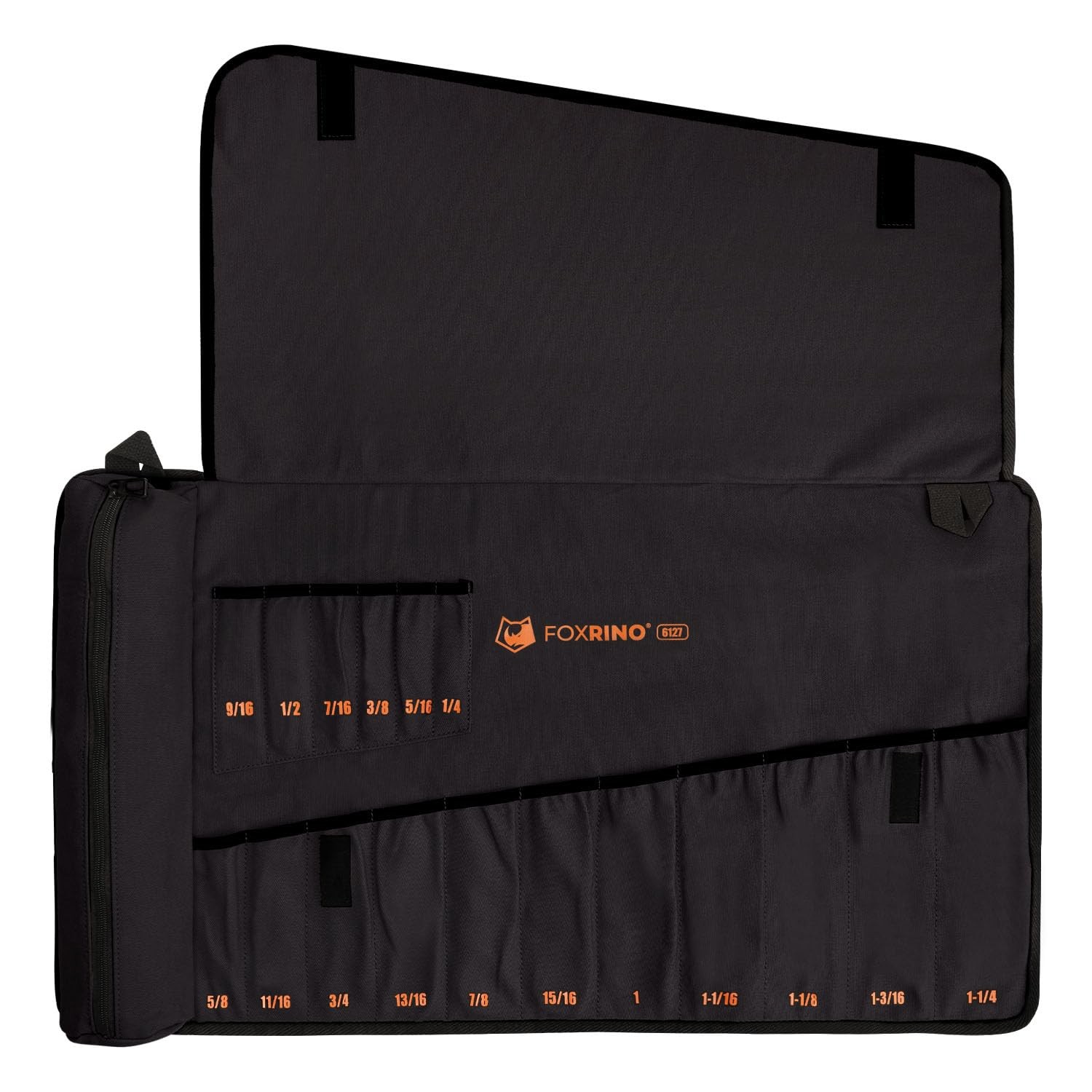 Wrench Roll, Wrench Roll Up Pouch, 17-Pocket Heavy Duty Canvas Wrench Organiz…