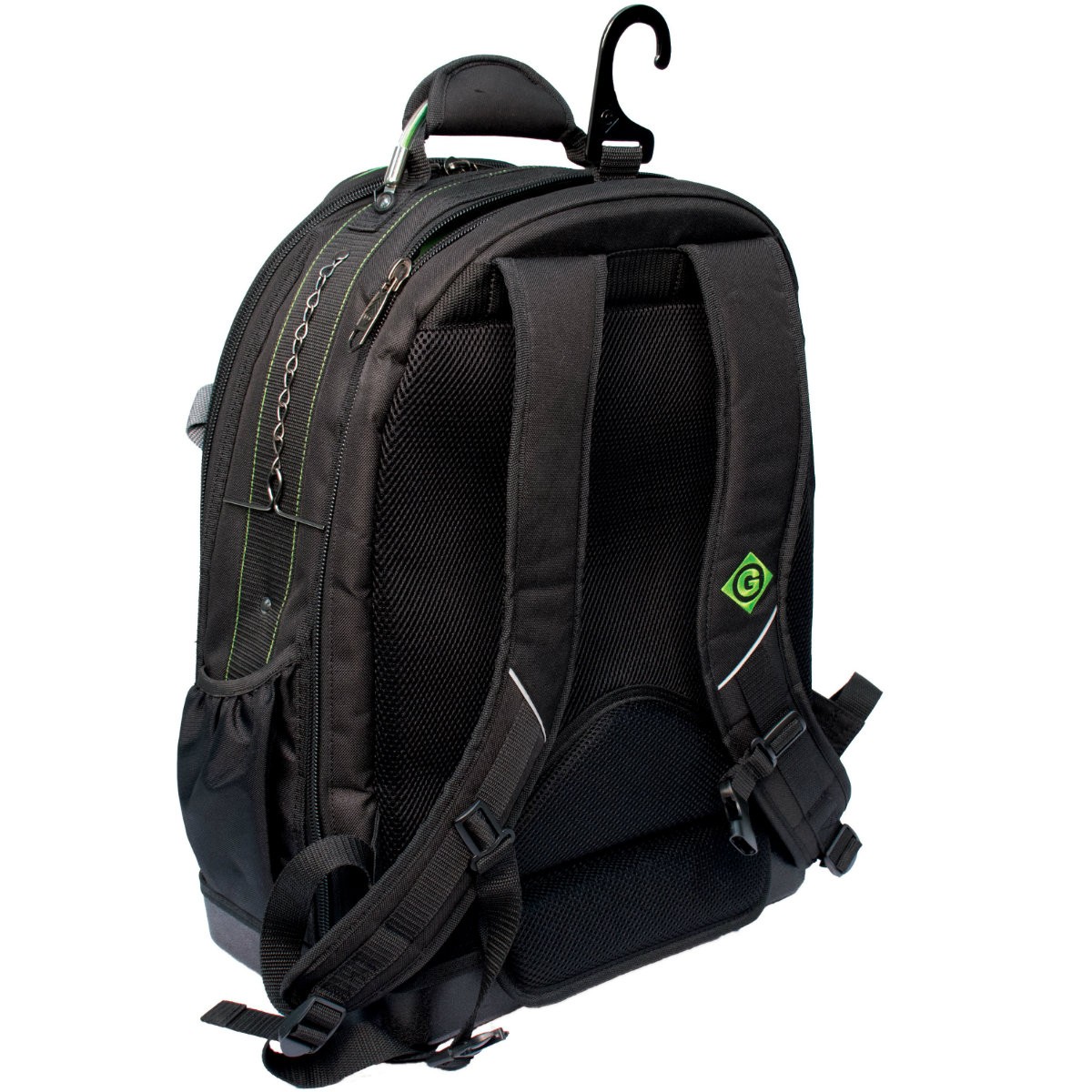 Greenlee 0158-26 Professional Tool Backpack, 30 Pocket/Black, Poly/Nylon Ripstop