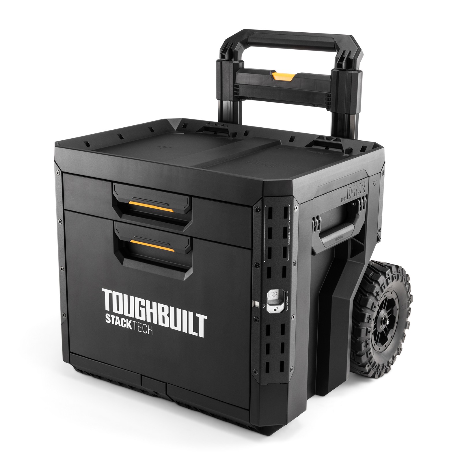 StackTech 2-Drawer Rolling Locking Box, Tool Storage & Gear Organizer (Used)