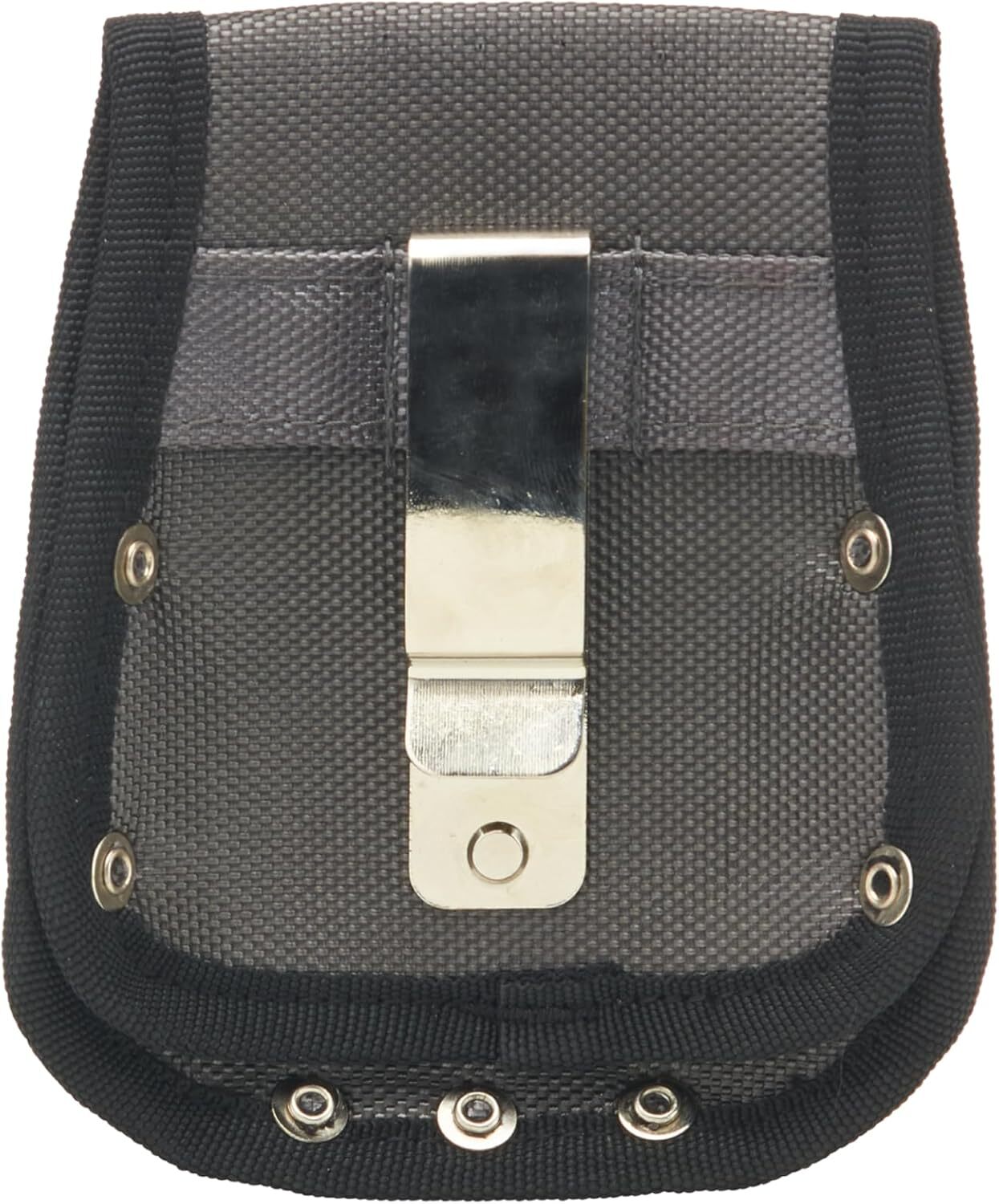 Tape Measure Pouch with Metal Belt Clip and Tunnel Loop, Tool Belt Accessory