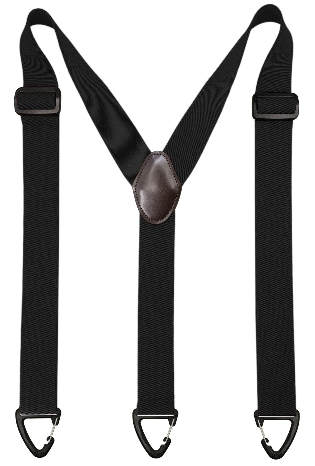 ZEAIFROOG Under Shirt Suspenders for Men or Women.1.5 In belt Standard, Black