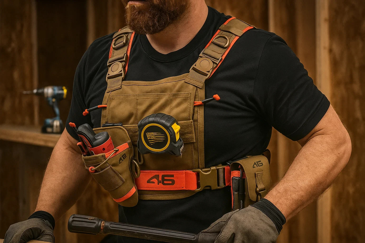 Atlas 46 Bennington Tool Chest Panel™ – V3 Coyote/Orange