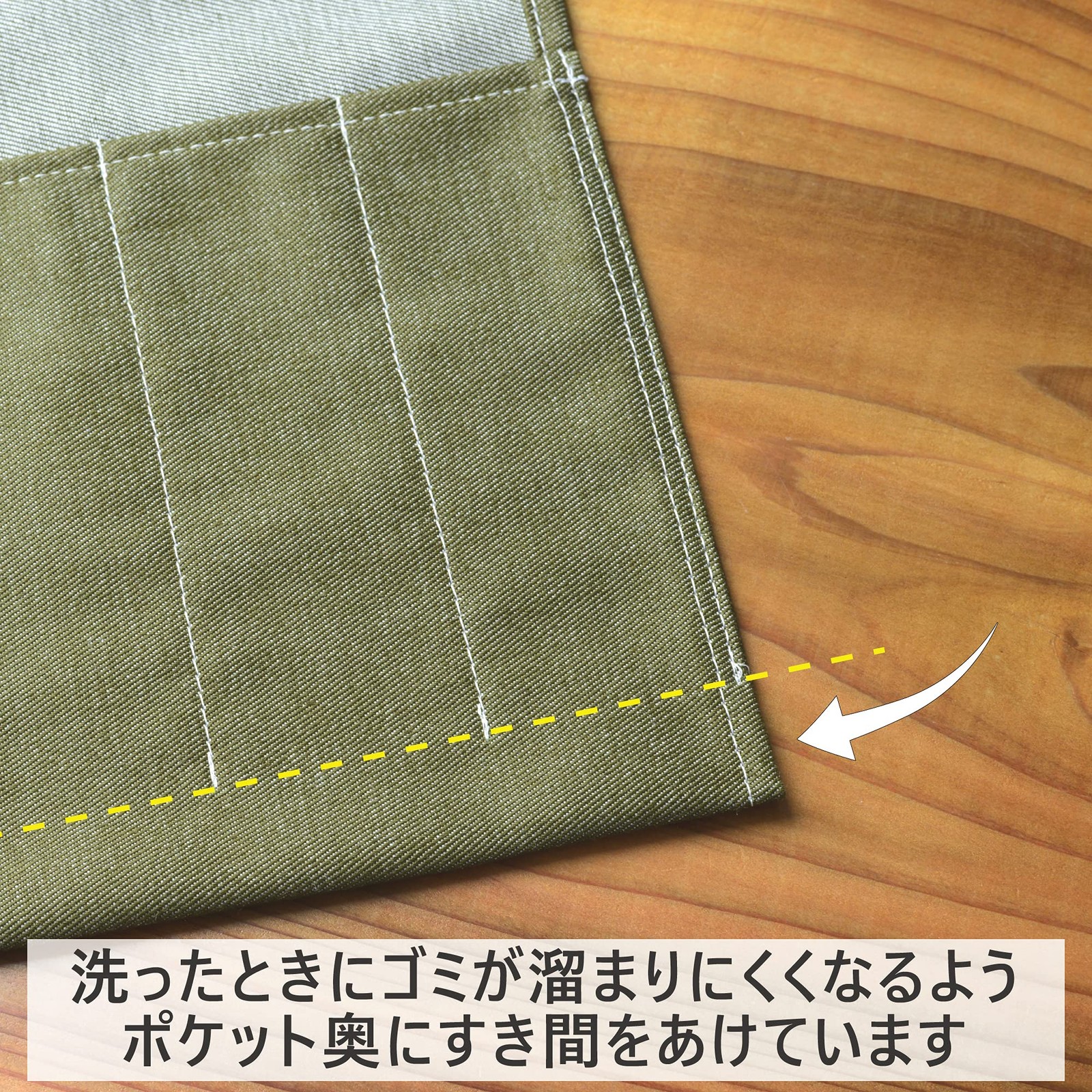 Okayama Denim Japanese Tool Roll Nomi/Chisel Roll NoBoRDER Hiwagreen 355mm×390mm