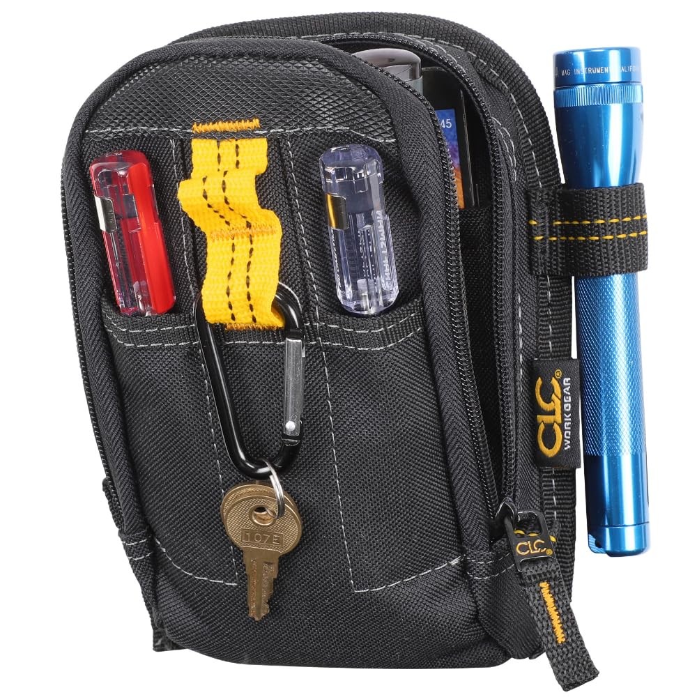 CLC Custom Leathercraft 1504 Multi-Purpose Carry-All Tool Pack of 1, Black