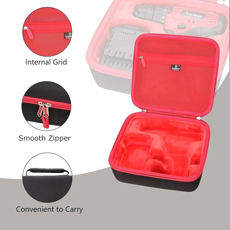 Durable EVA Hard Case 20V Cordless Drill Waterproof Heavy Duty Storage Bag New