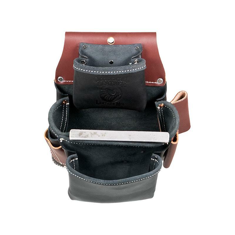 Occidental Leather B5060 3 Pouch Pro Fastener Bag – Black