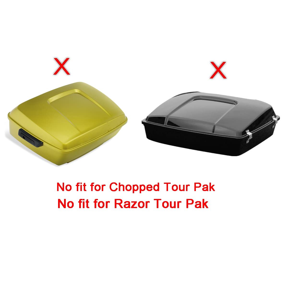 Harley Touring Road King Tour Pack Liners Touring Pak Inserts Diamond White
