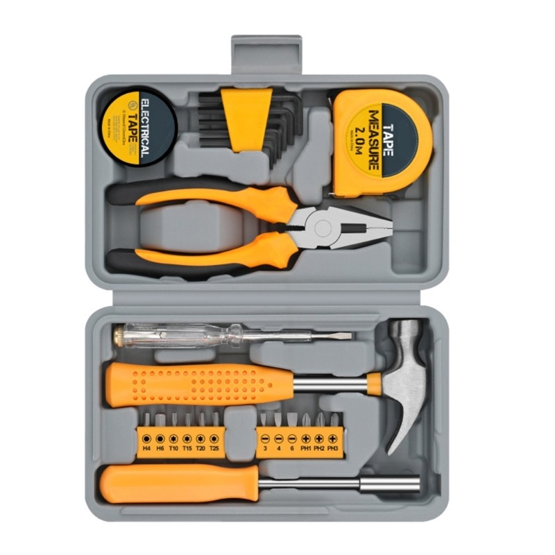 Multipurpose Home Repair Tool Kit Compact Storage Ergonomic Design For Household