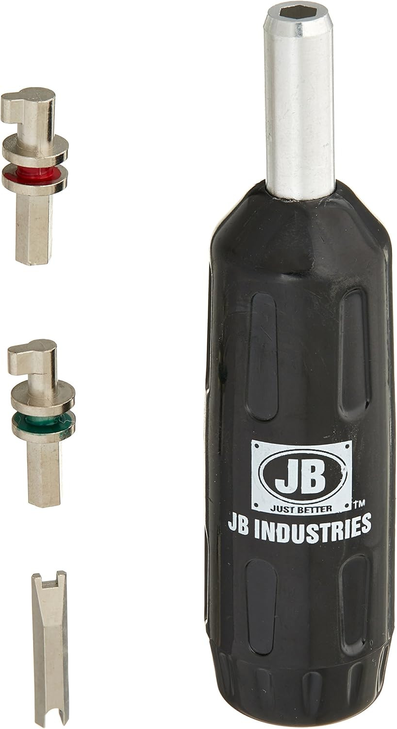 Jb Industries Refrigerant Cap Lock Multi-Key,Black SHLD-MULTI Pack of 3 Pack of