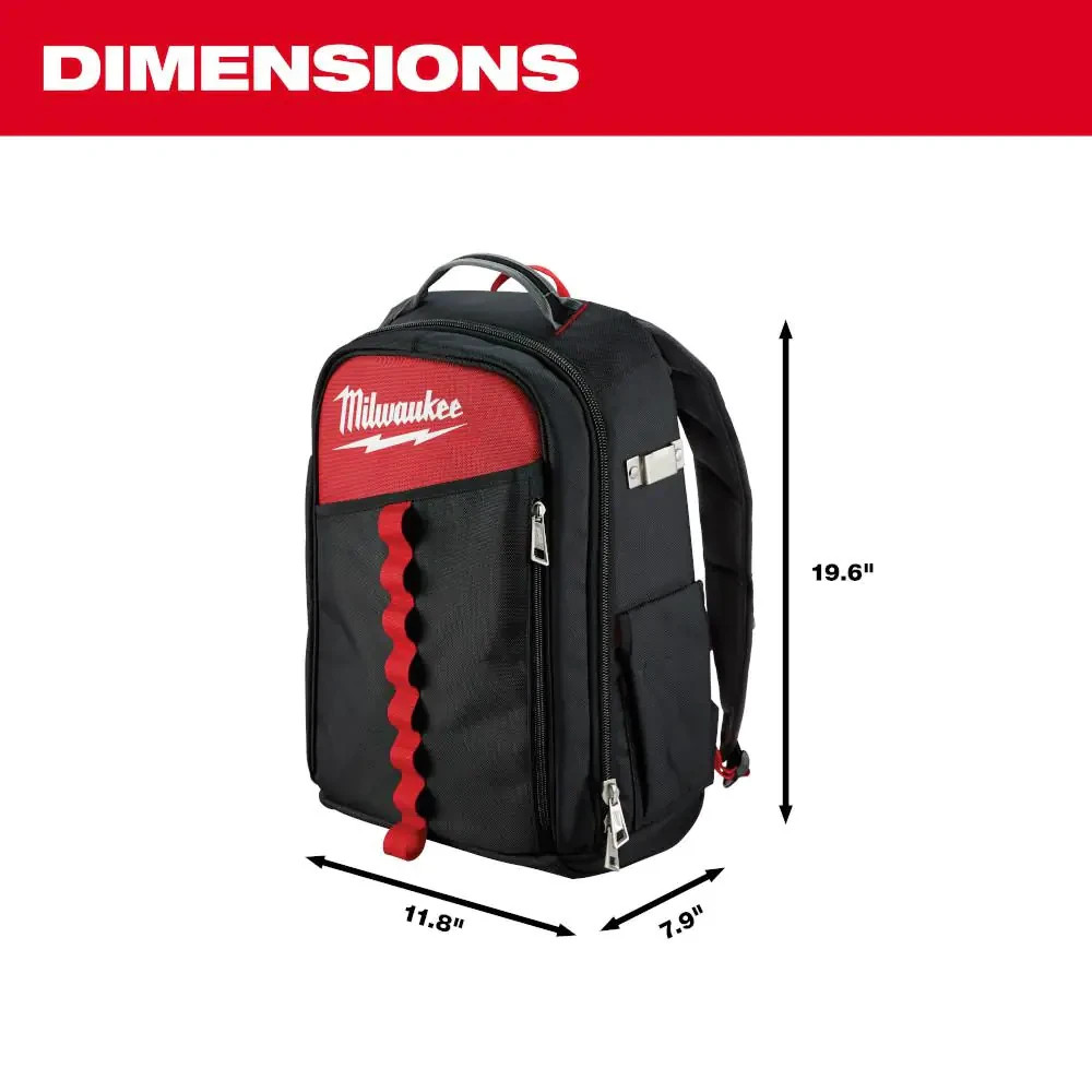 Milwaukee 48-22-8202 Reinforced Impact Resistant Low-Profile Backpack