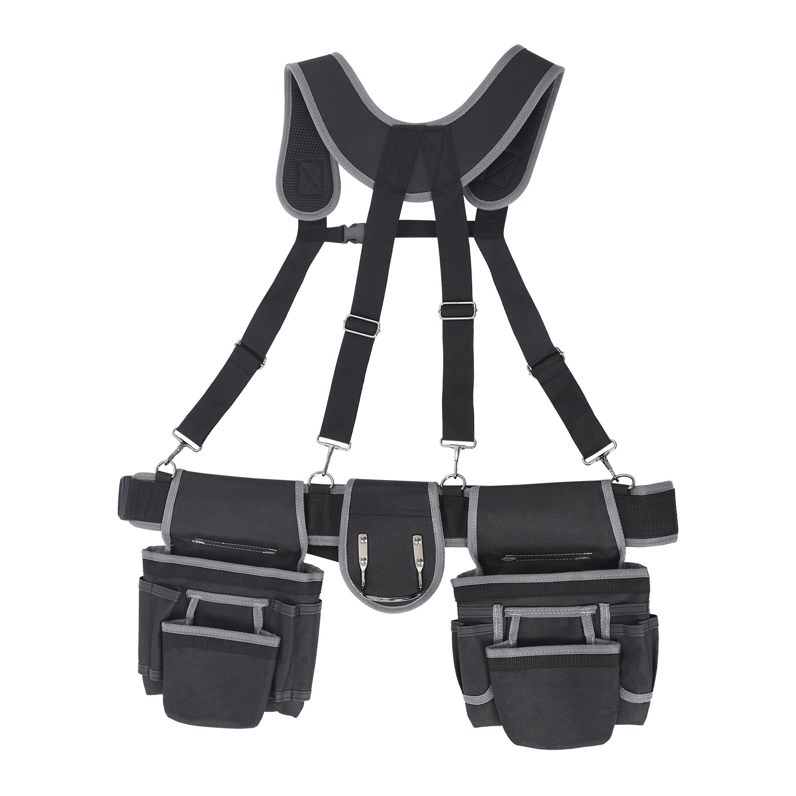 Tool Belt with Suspenders Multifunctional Electrician Tool Bag Heavy Duty Tool