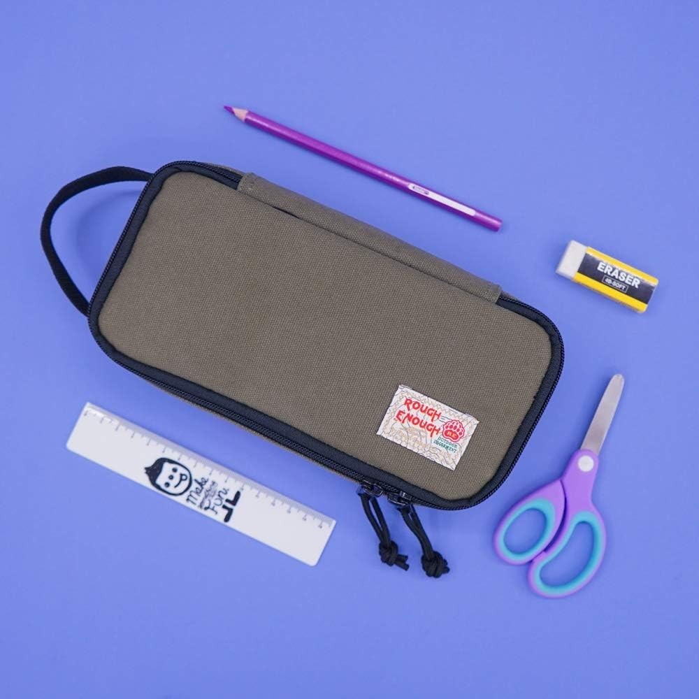 Army Green Canvas Tool Storage Case