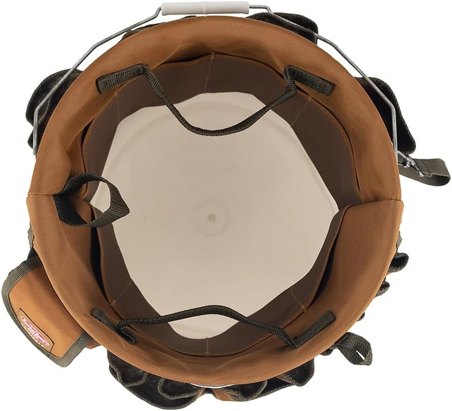 the Bucketeer Bucket Tool Organizer in Brown, 10030