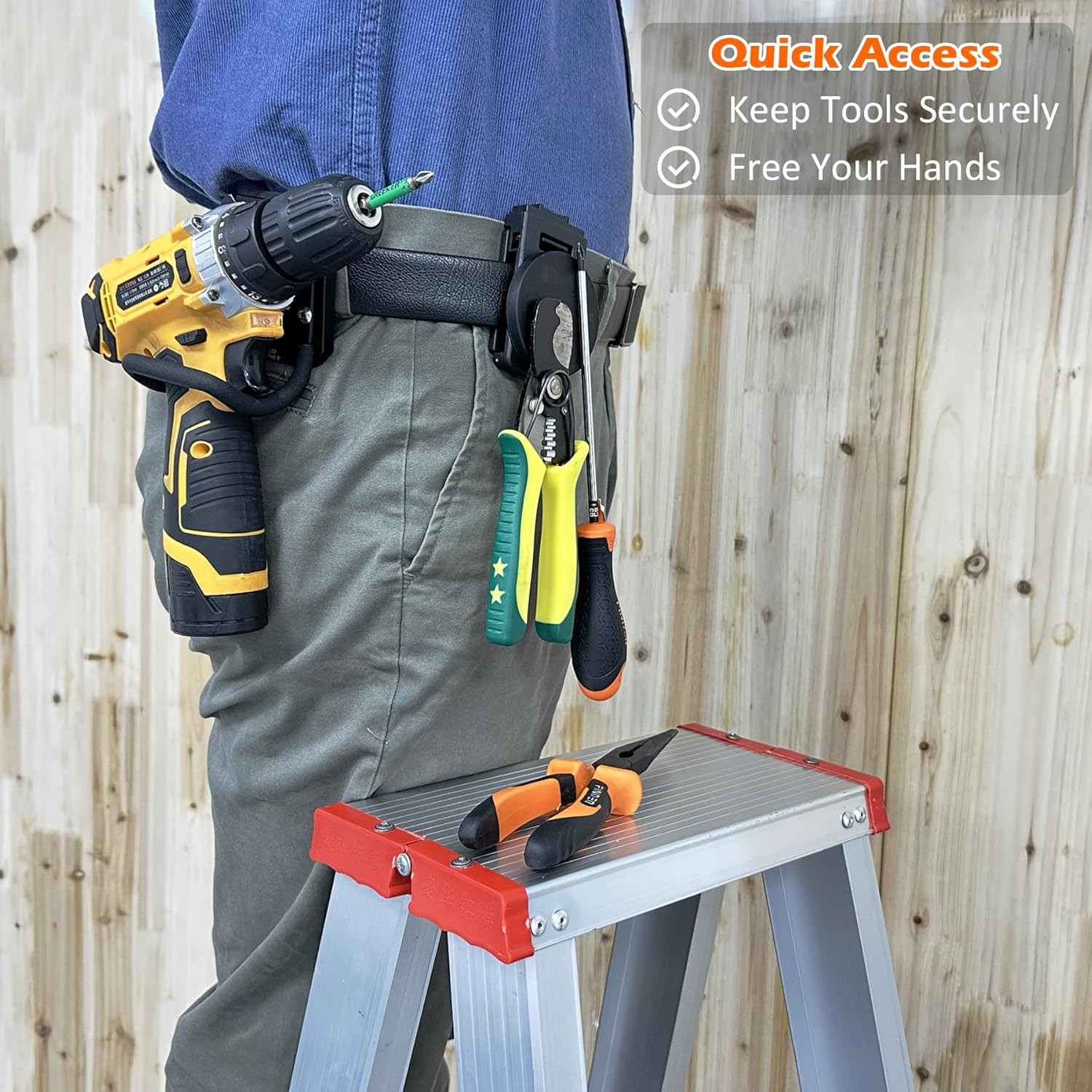 Tool Holster Belt Clip Heavy Duty Magnetic Tool Holder for Belt Clip Anti Slip