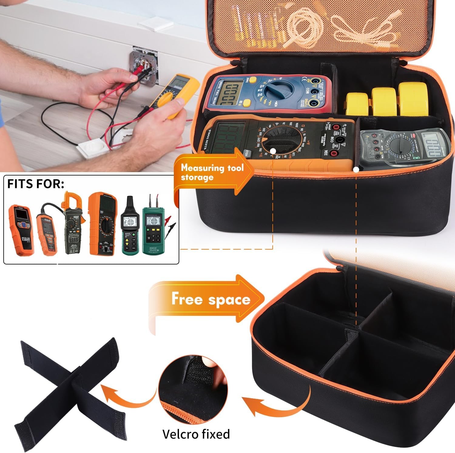 Storage Bag Compatible with Klein Tools ET310 AC Circuit Breaker, GFCI…