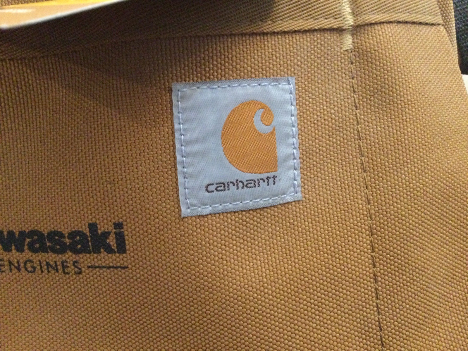 BNWT’s Carhartt Signature Series Kawasaki Engines 14” 6 Pocket Tool Bag.