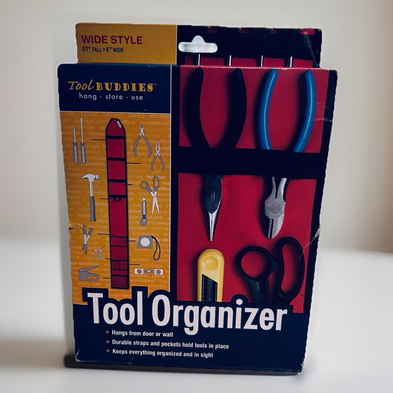 Tool Buddies Tool Organizer Wall Hanging Storage NIB