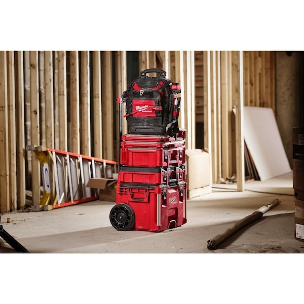 Milwaukee Tool 48-22-8303 Tool Backpack, Red, Polyester, 42 Pockets