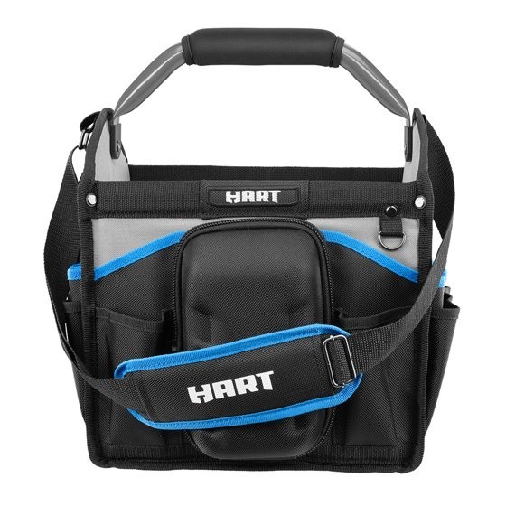 HART 12″ Tool Tote with Rotating Handle 21 Pocket Tool Bag