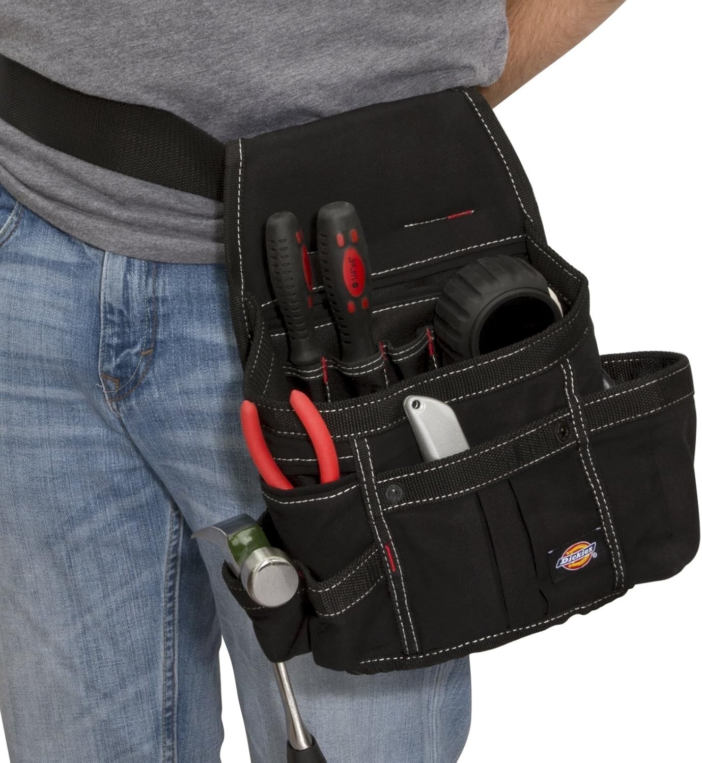 Puncture-Resistant Heavy-Duty Tool Belt with 8 Pockets – Lightweight & Durable