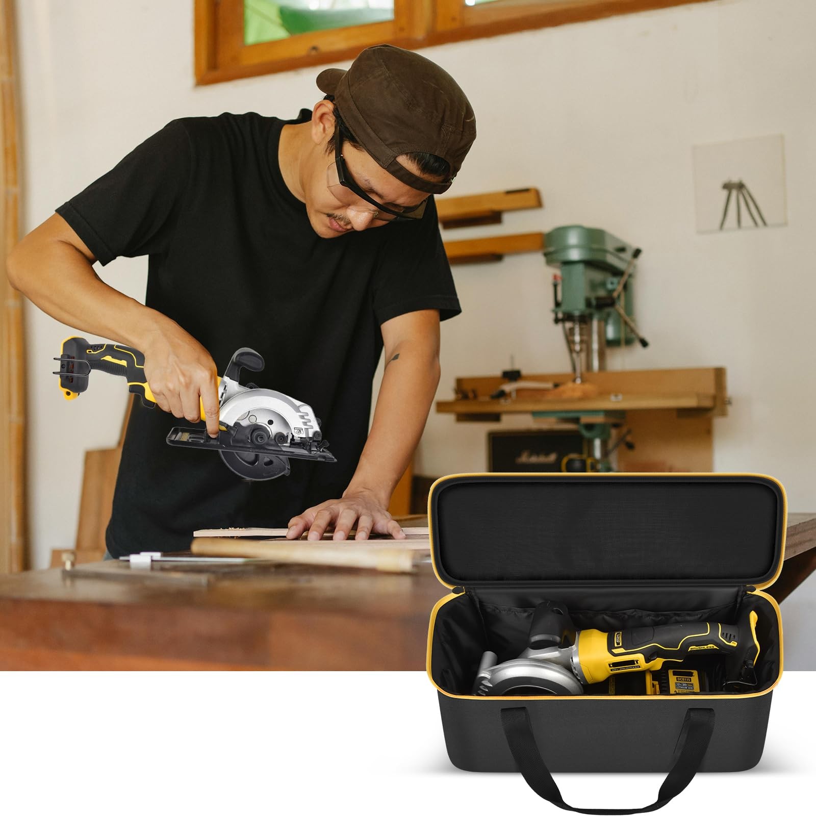 Tool Bag for DEWALT ATOMIC 20V MAX 4-1/2″/ for DOVAMAN/for Worx WX439L/ for G…