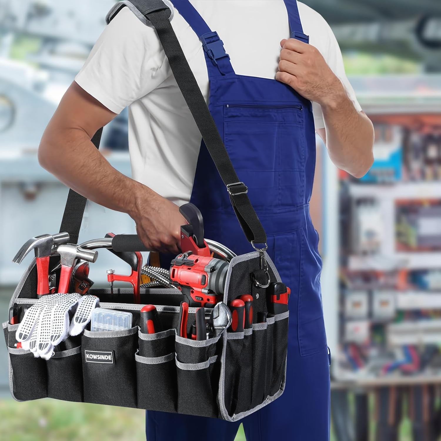 18 Inch Tool Bag, Electrician Tool Bag, Open Top Tool Bags