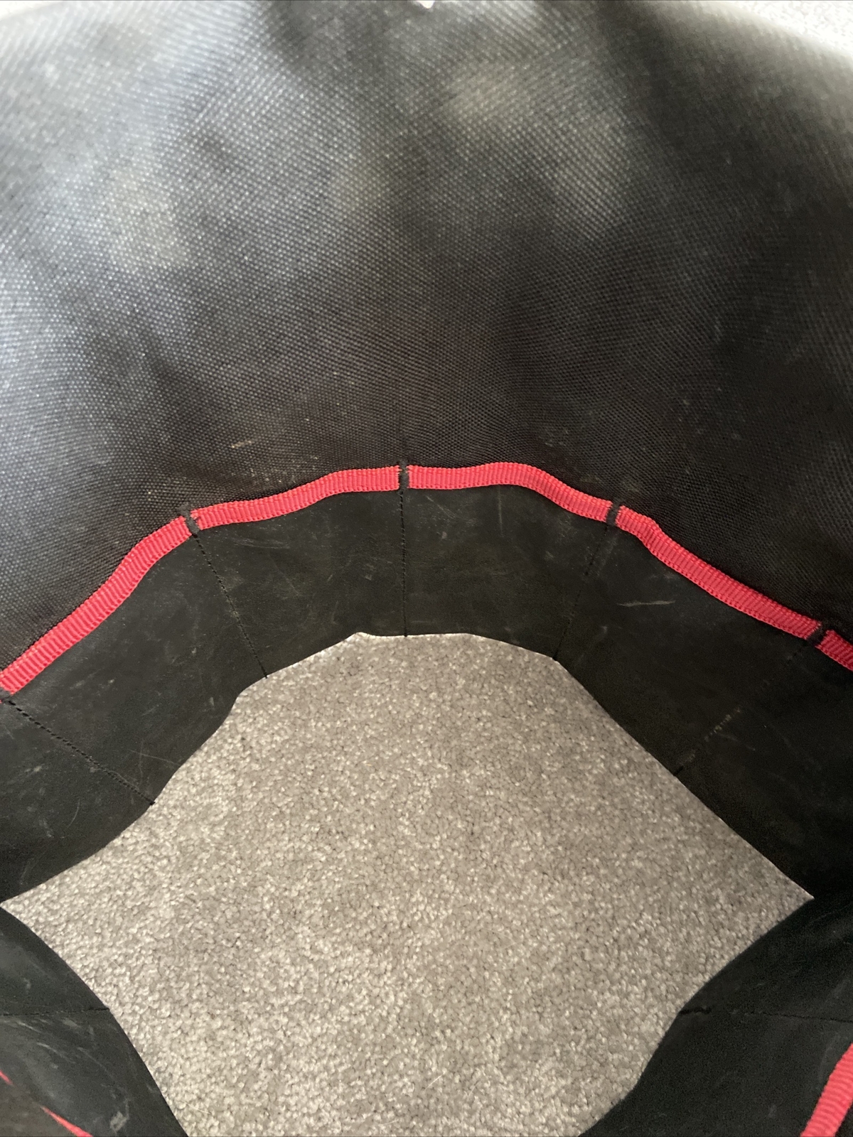 husky tool pouch black & red 18”