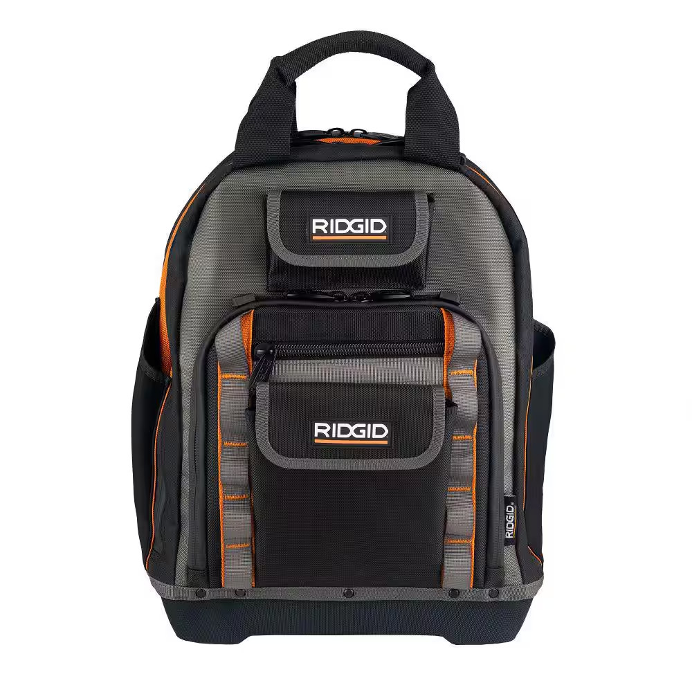 RIDGID 15 In. 55 Pocket Professional Grade Tool Backpack