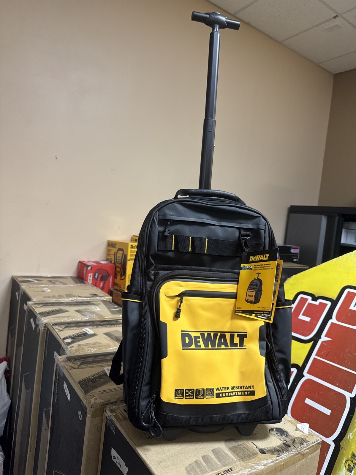 DEWALT PRO Backpack on Wheels Brand New