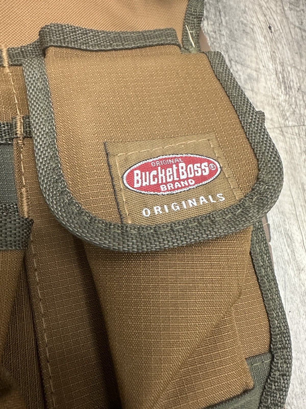 New Bucket Boss 56 Bucket Tool Organizer 56 Pockets Fits 5 Gallon Buckets Brown