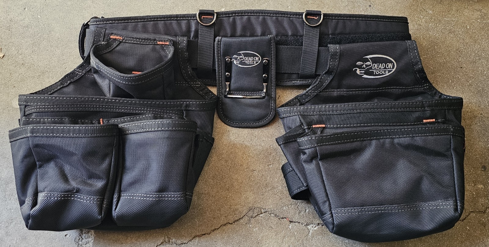 Dead On Tools – Framer’s Tool Belt with Suspenders (HDP369857) Black 3 Bags