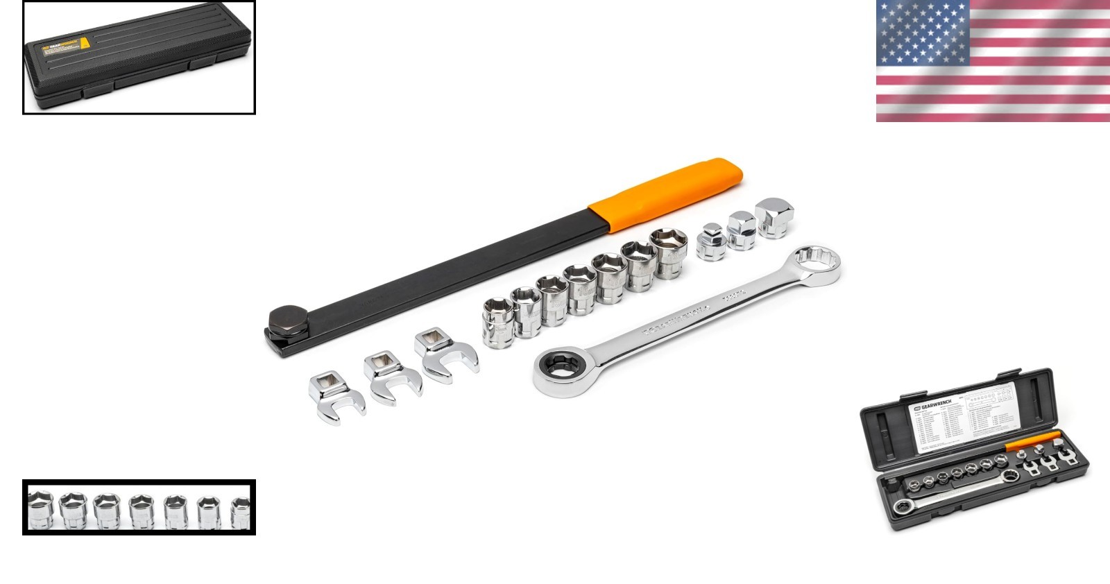 15-Piece Ratcheting Tool Set | Serpentine Belt Removal