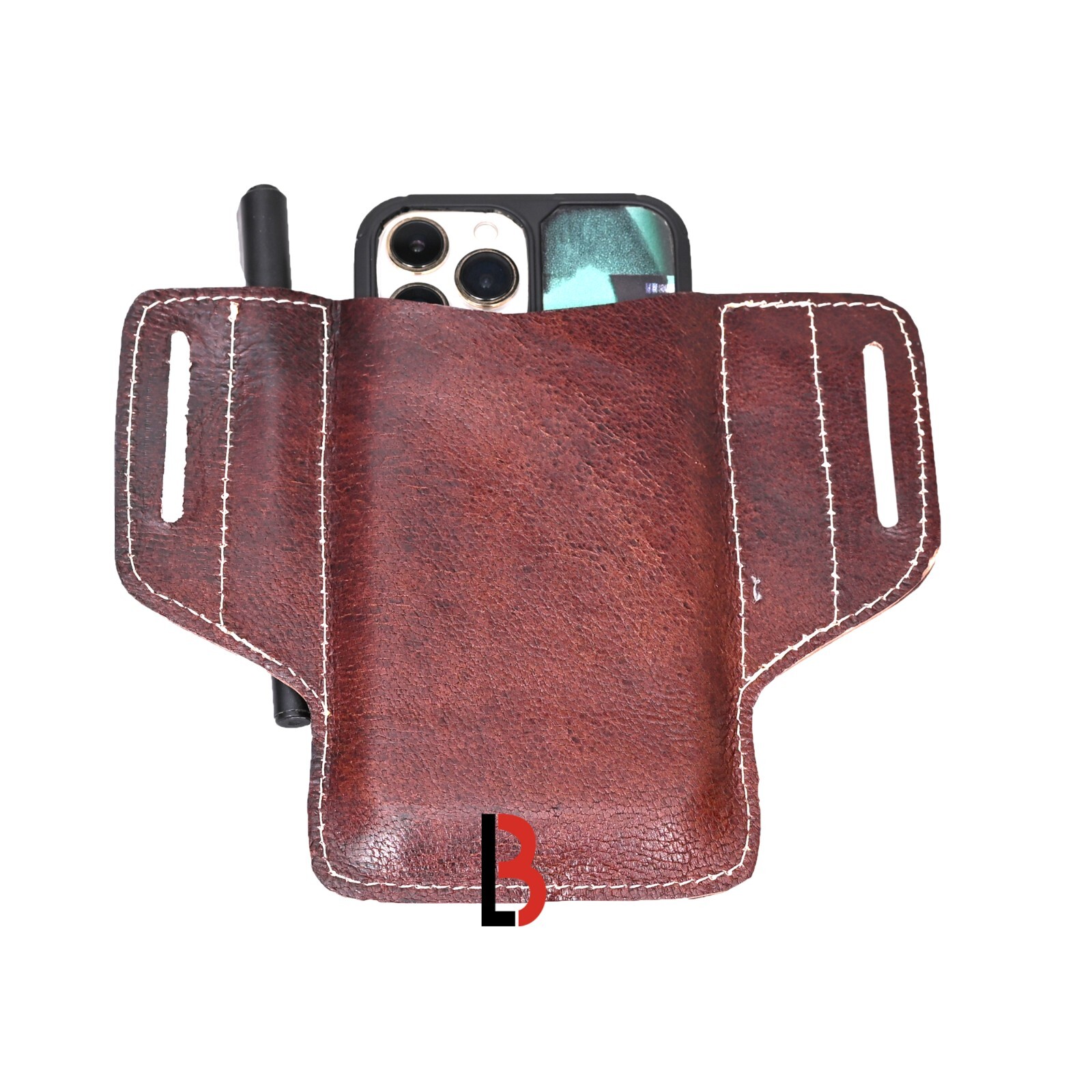 Multitool Belt Sheath Organizer, EDC Belt Holder, Pen Holder and Keychain Clip
