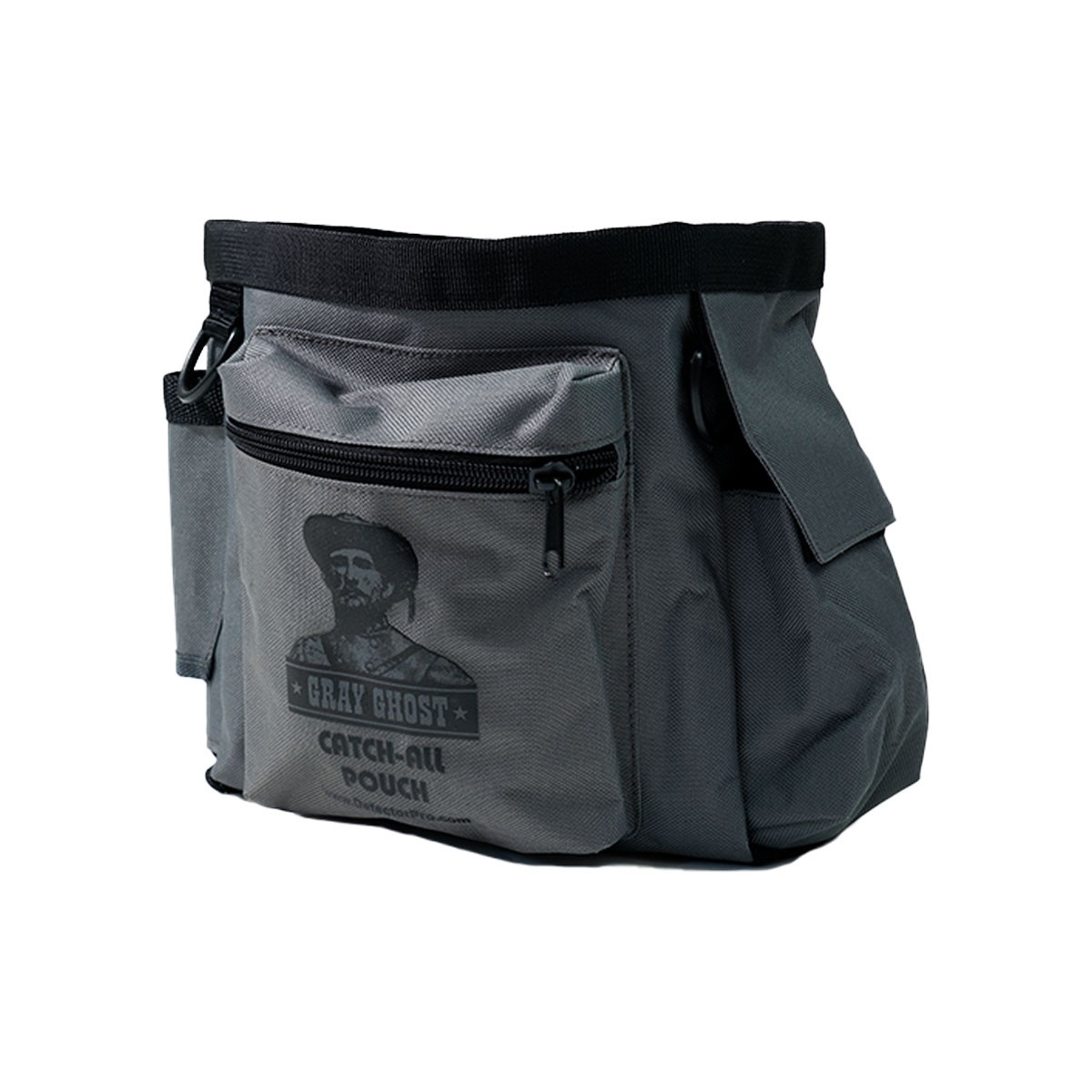 Catch All Metal Detecting Pouch with Strong Mesh Bottom – Secure Finds Bag
