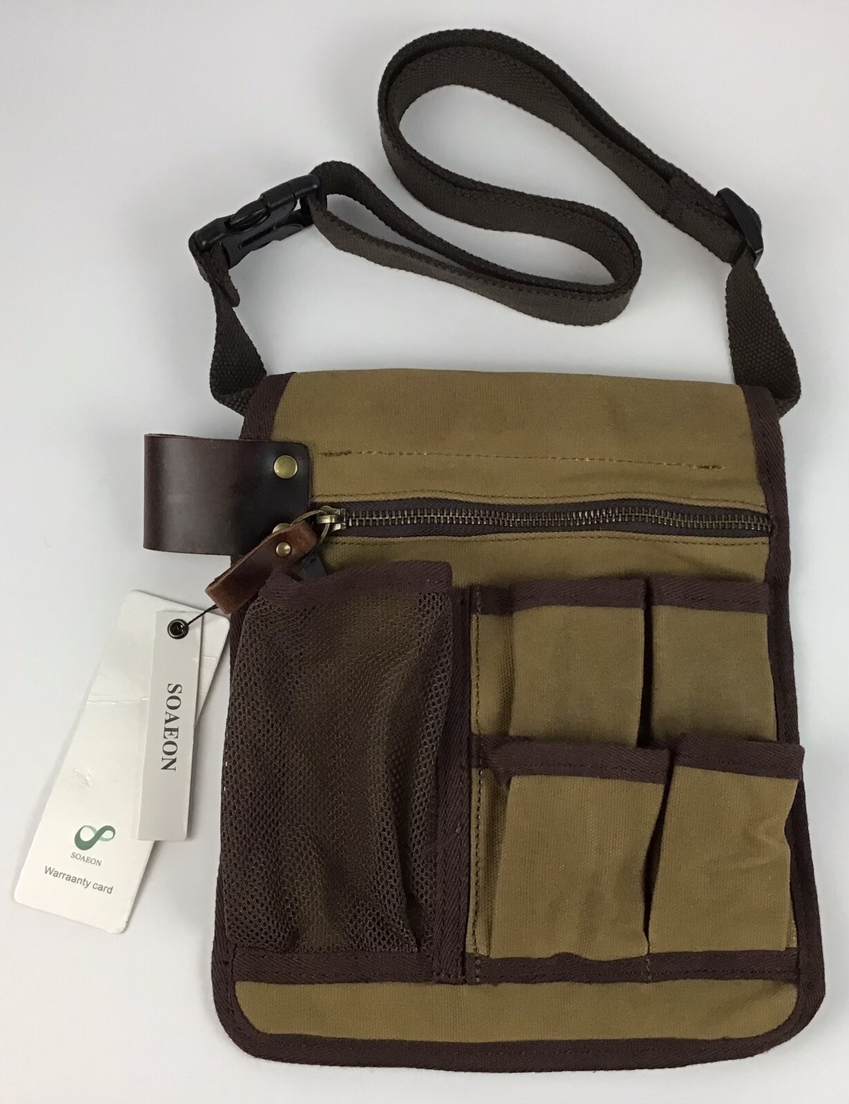 Multipurpose Tool Waist Bag Pouch Canvas Pocket Belt Hardware Toolkit Holder Bag