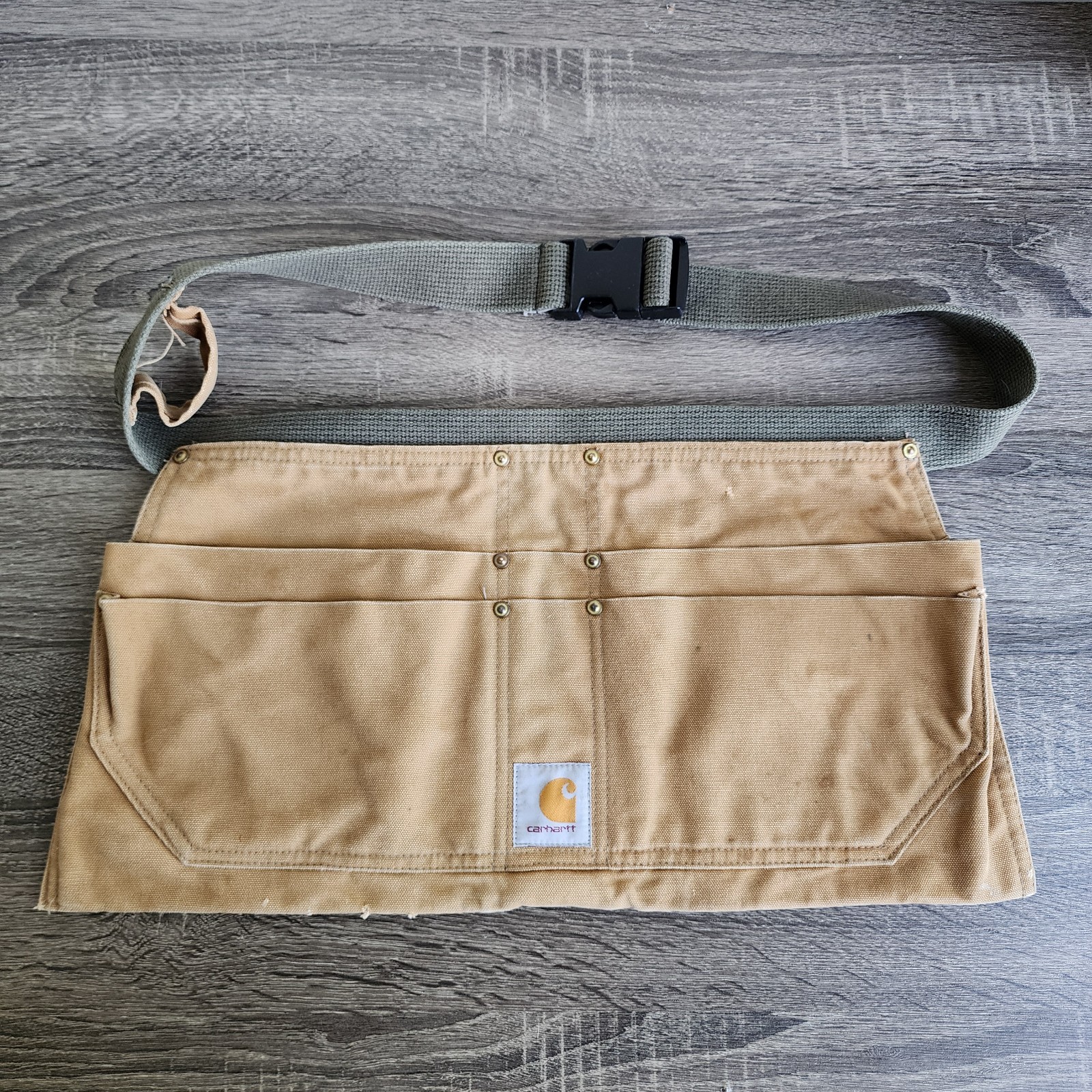 ​Carhartt Heavy Duty Canvas Utility Apron Shop Work Tool Belt Adjustable Strap