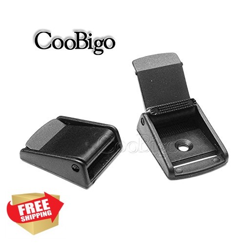 CooBigo 1 Inch Webbing Cam Buckles Black