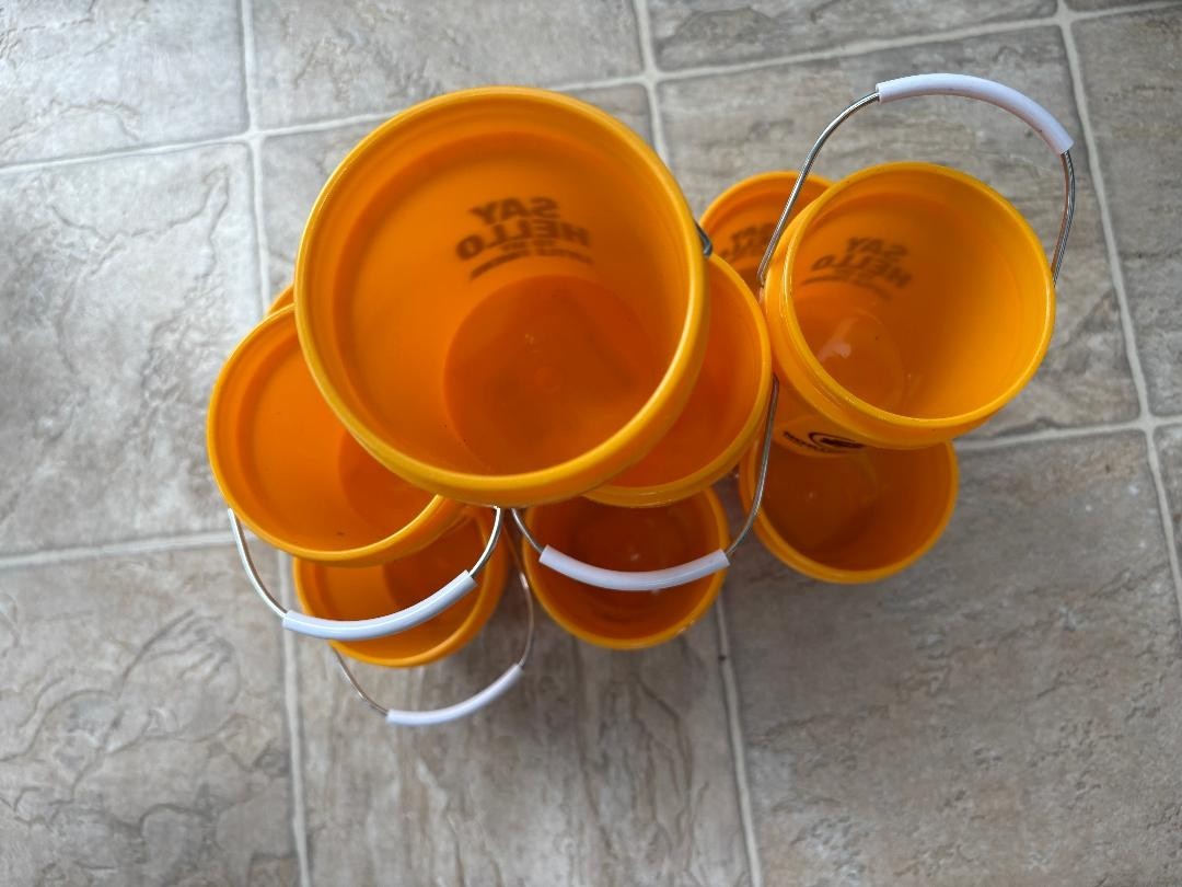 Set of 10 Northern Tool Mini Bucket, 0.5 qt, brand new, free shipping!