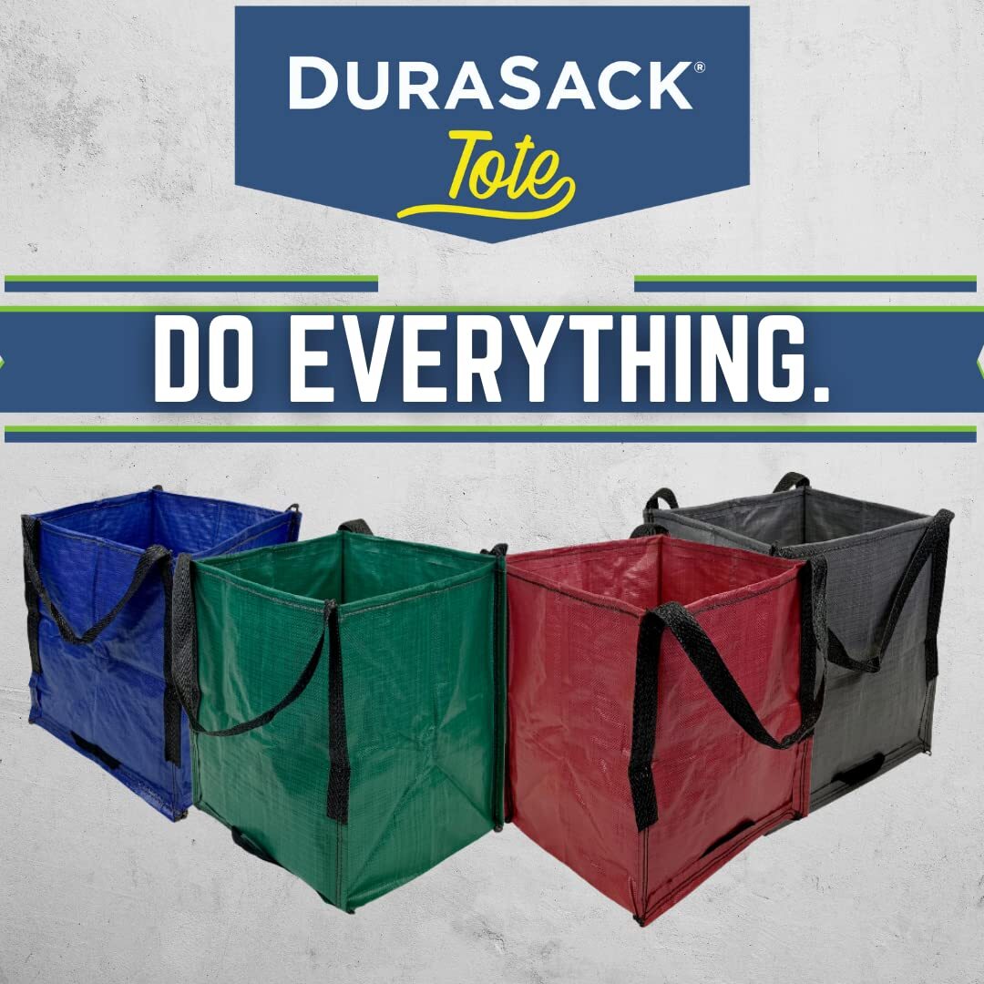 DURASACK Heavy Duty Storage Tote Bag 22-Gallon Rugged Woven Polypropylene Moving