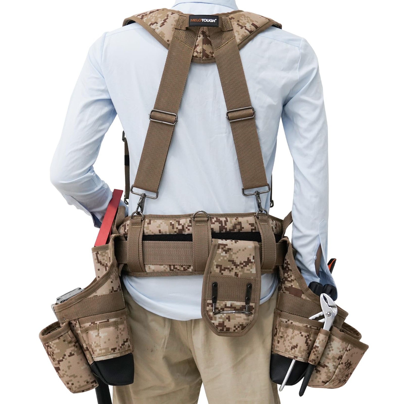Camo Tool Belt with Suspenders Camouflage Tool Pouch Supenders Framers Combo …