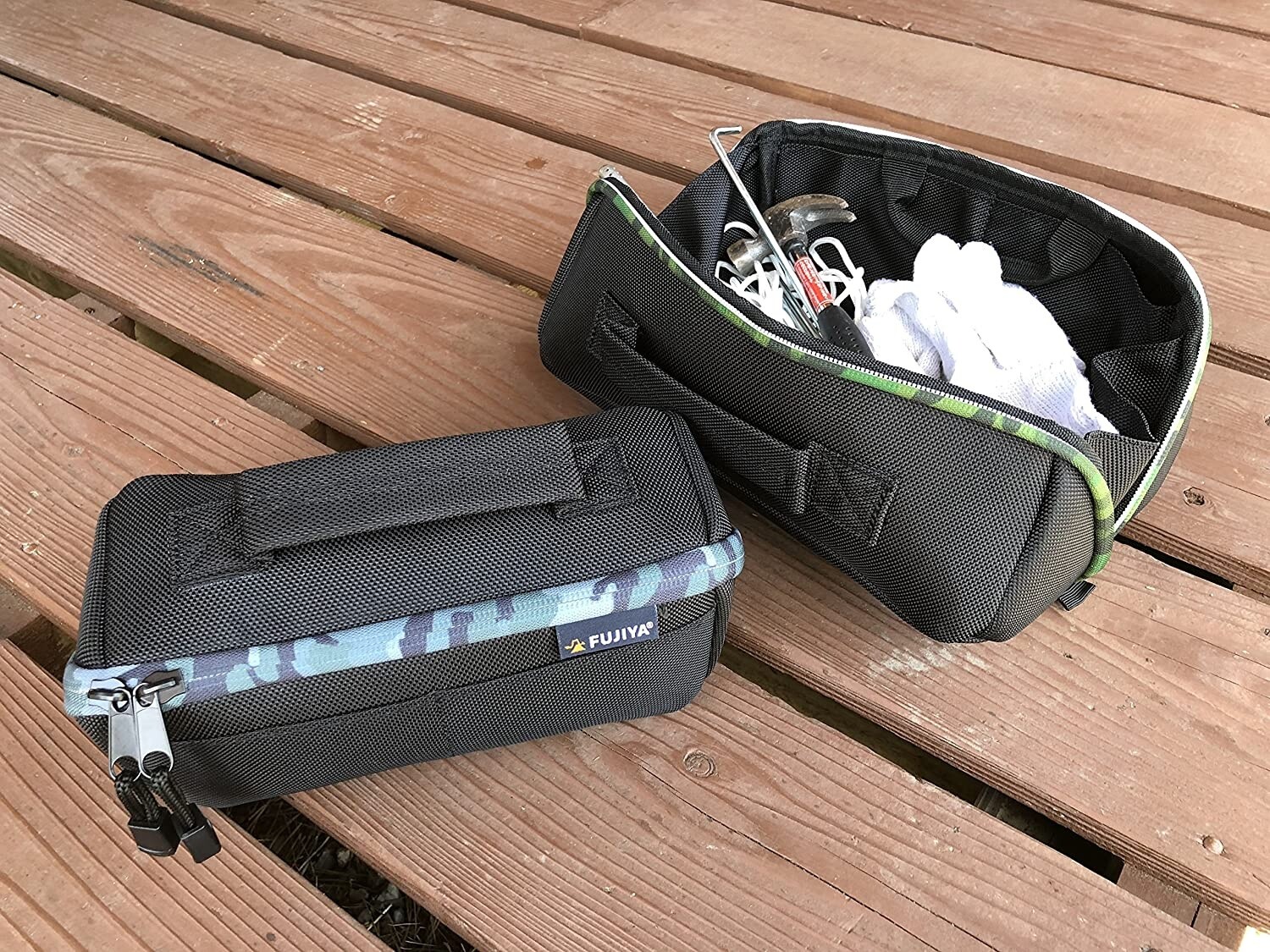 FUJIYA TOOL BAG “HIPPO CASE” CAMOUFLAGE GREEN – S SIZE (220x95x95mm) FHC-SG