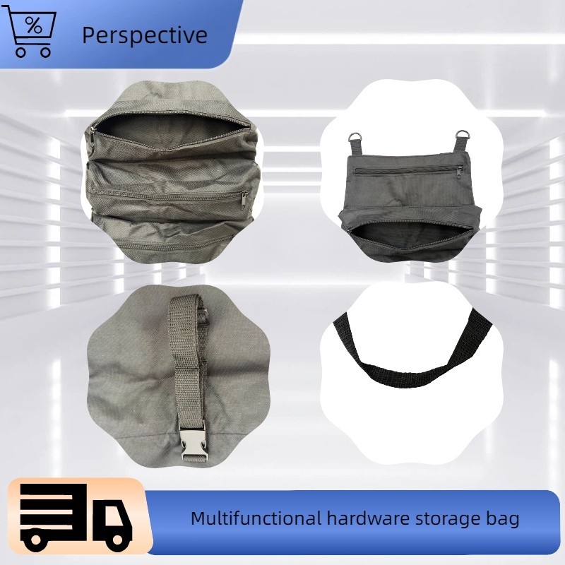 Multi-functional Black Suspended Hardware Tool Waterproof Storage Bag