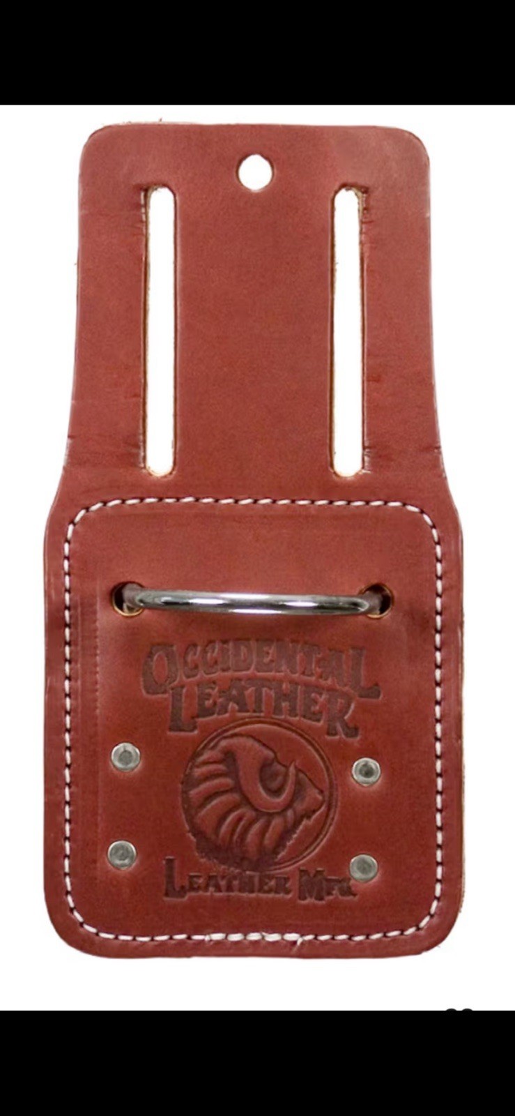 Occidental Leather Hammer Holder, Brown and 3” lather work belt