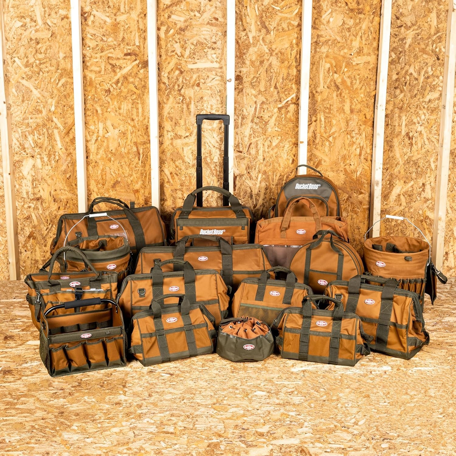 Bucket Boss The Bucketeer Tool Organizer in Brown, 10030 Brown