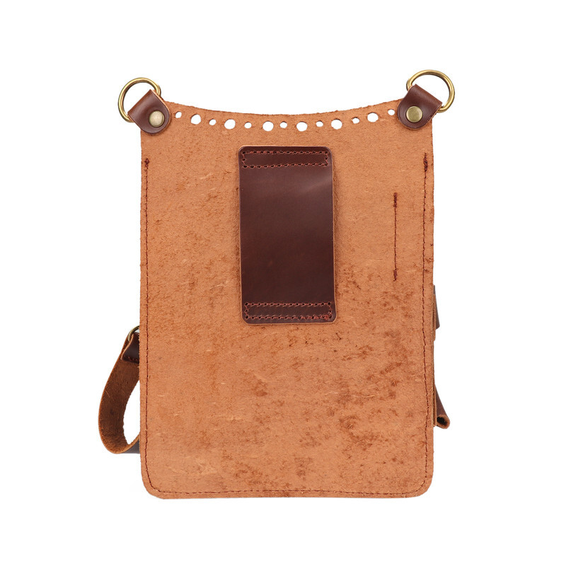 TOURBON 6-in-1 Leather Garden Tools Storage Belt Pouch Utility Shoulder Bag Gift