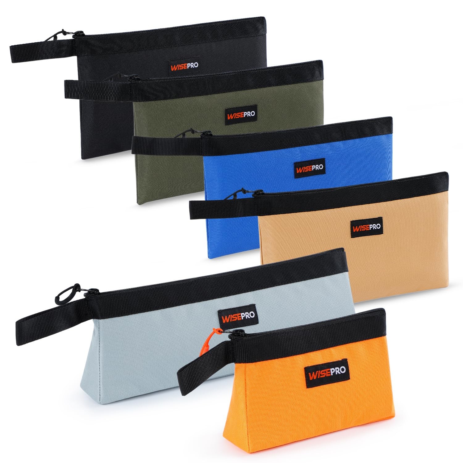 6 PCS Zipper Tool Pouch, Waterproof 600D Small Zipper Tool Bags with Handle, …