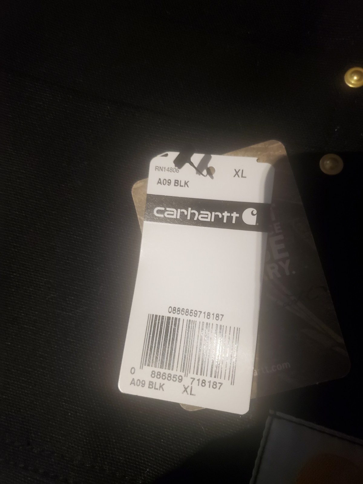 Carhartt A09 Black Tool Belt
