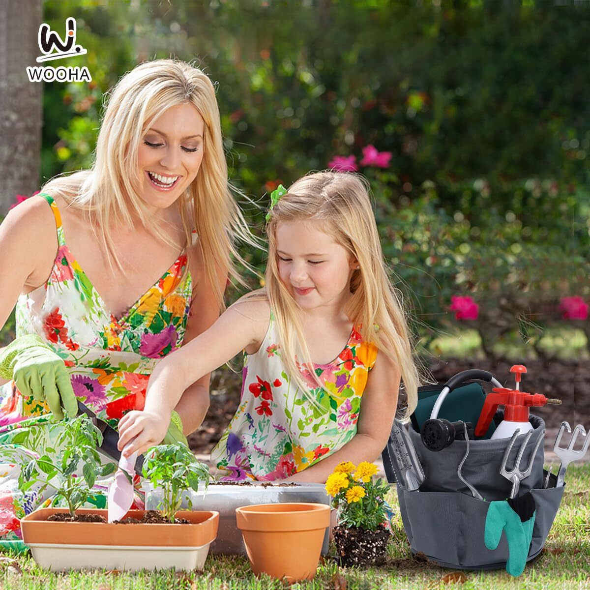 Tool Bag 17l Garden Tool Organizer Foldable Tool Storage Basket Outdoor Beach St