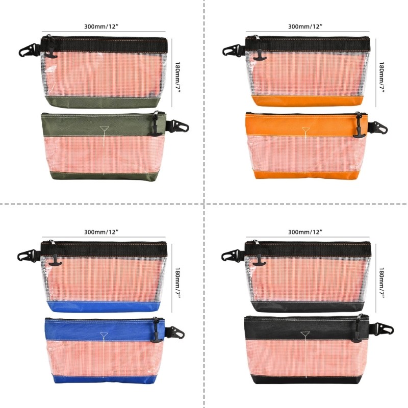 Waterproof Tool Storage Pouch 1680D Oxford Fabric Antistatic Metal Hook Design