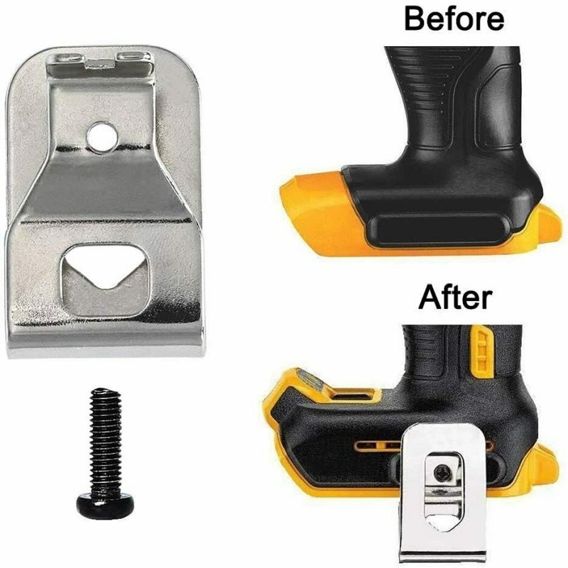 10X Belt Clip Hook Screw For Dewalt 12V 20V Drill Impact Driver Flashlight Tools